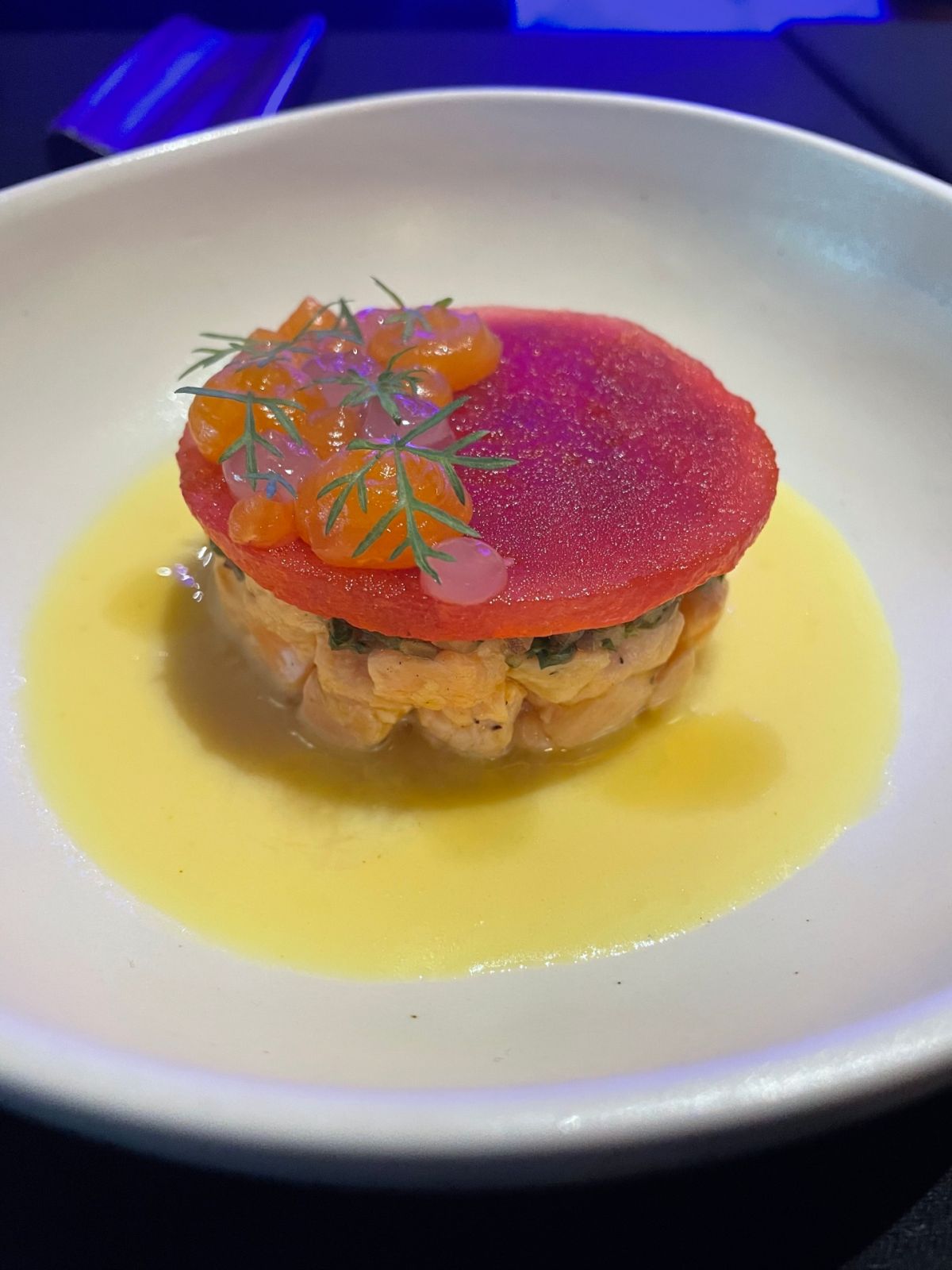Kinilaw na salmon - Alegria MNL new a la carte menu lunch