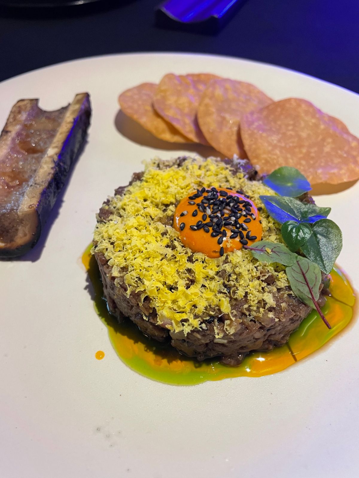 Bistek Tagalog tartare - Alegria MNL new a la carte menu lunch