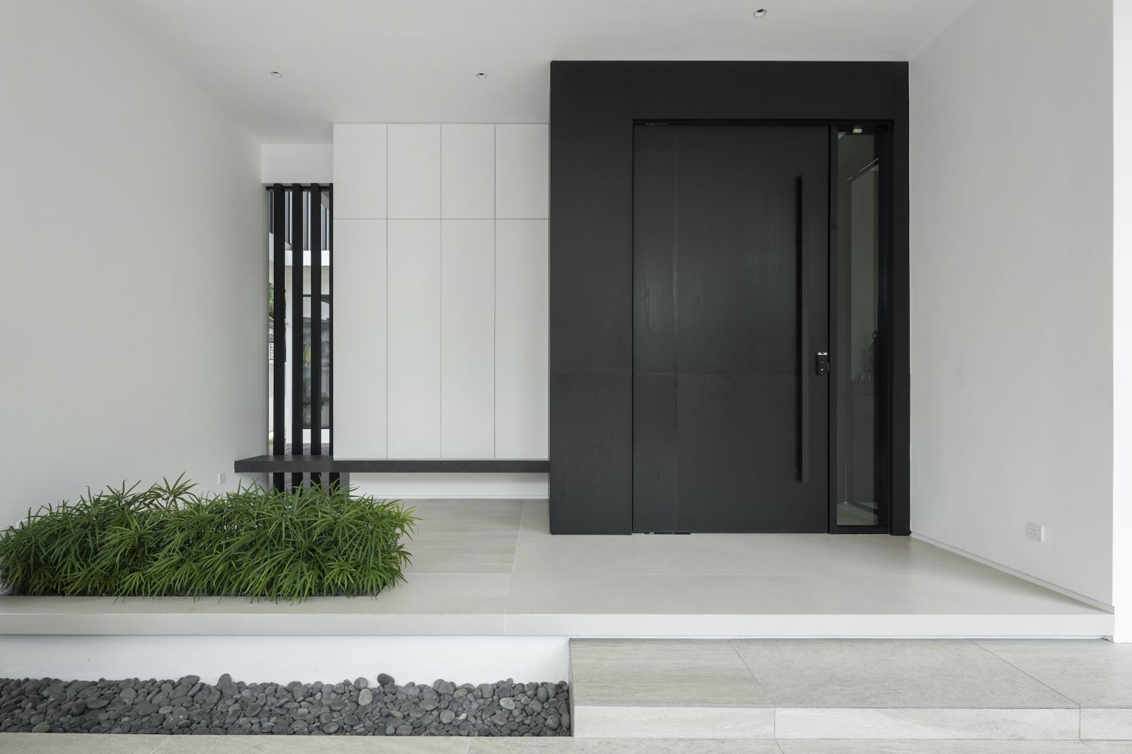 Simple sleek lines from the entrance