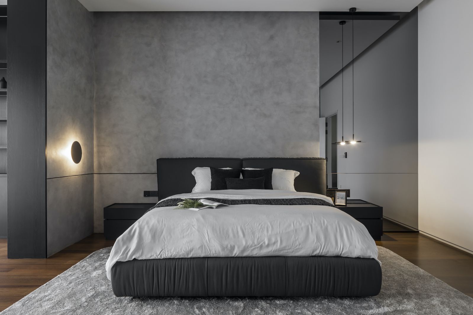 Soft lighting creates a serene mood
