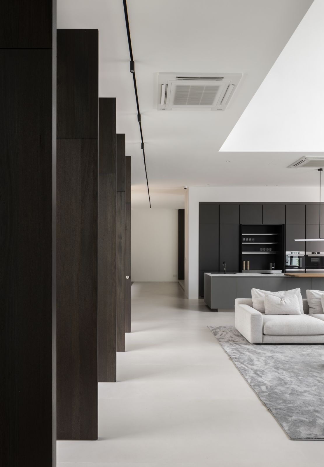 Large pivoting doors