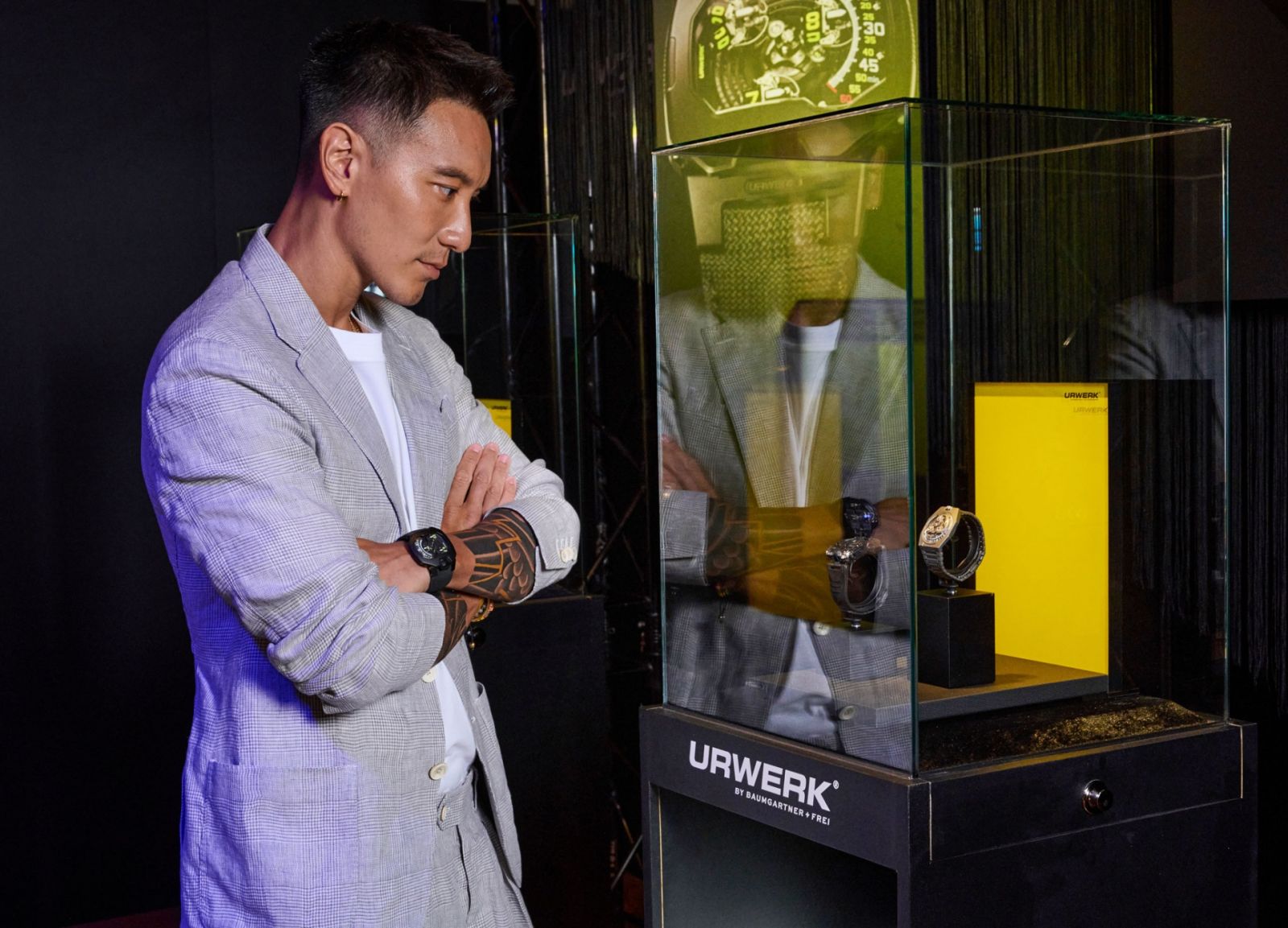 王陽明出席葳鑠獨立製錶時間藝術展,與大家一同共享盛宴。(Photo: Swiss Prestige)