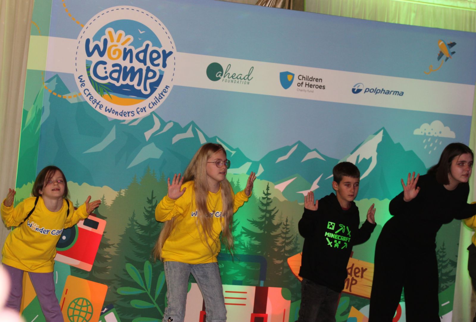 Children participate in a Wonder Camp held on February 2023