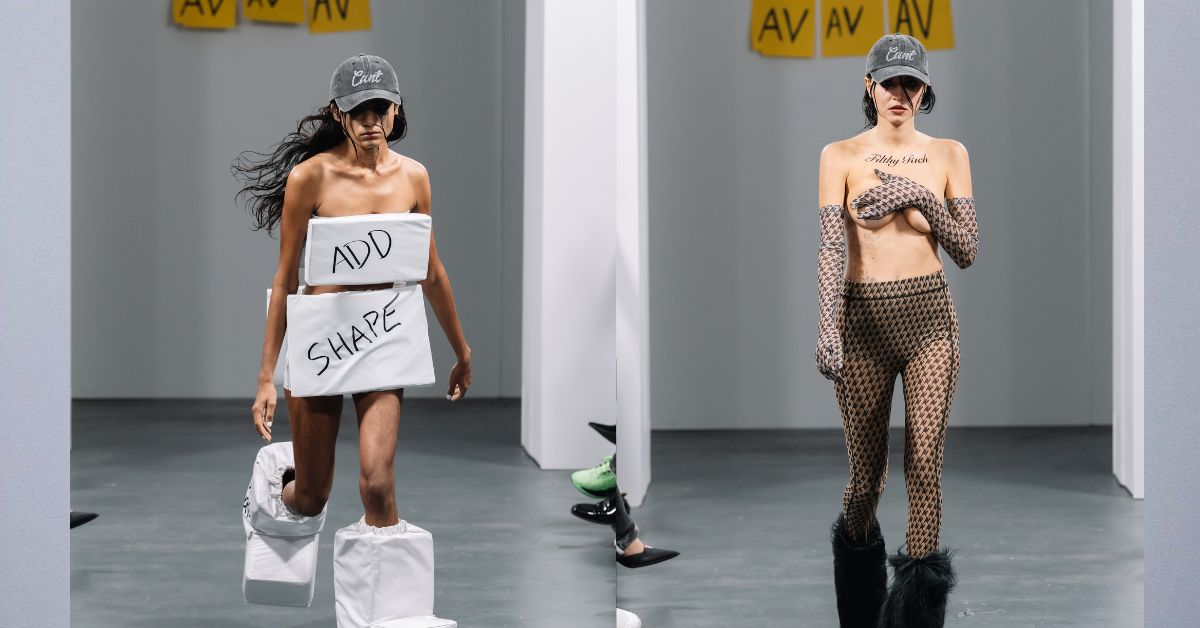 義大利品牌「avavav」SS24 米蘭時裝週(圖片:Getty images)