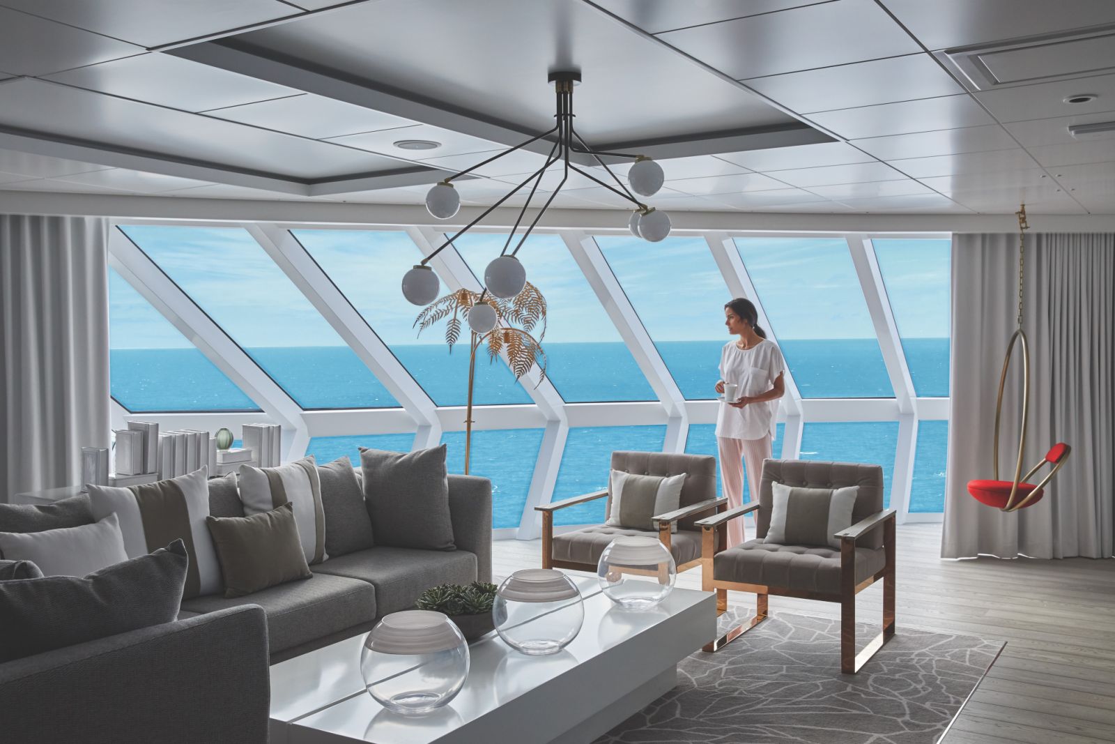 Celebrity Edge, EG, Iconic Suite, Suite Class, windows, living room, view, New Luxury, #newluxury