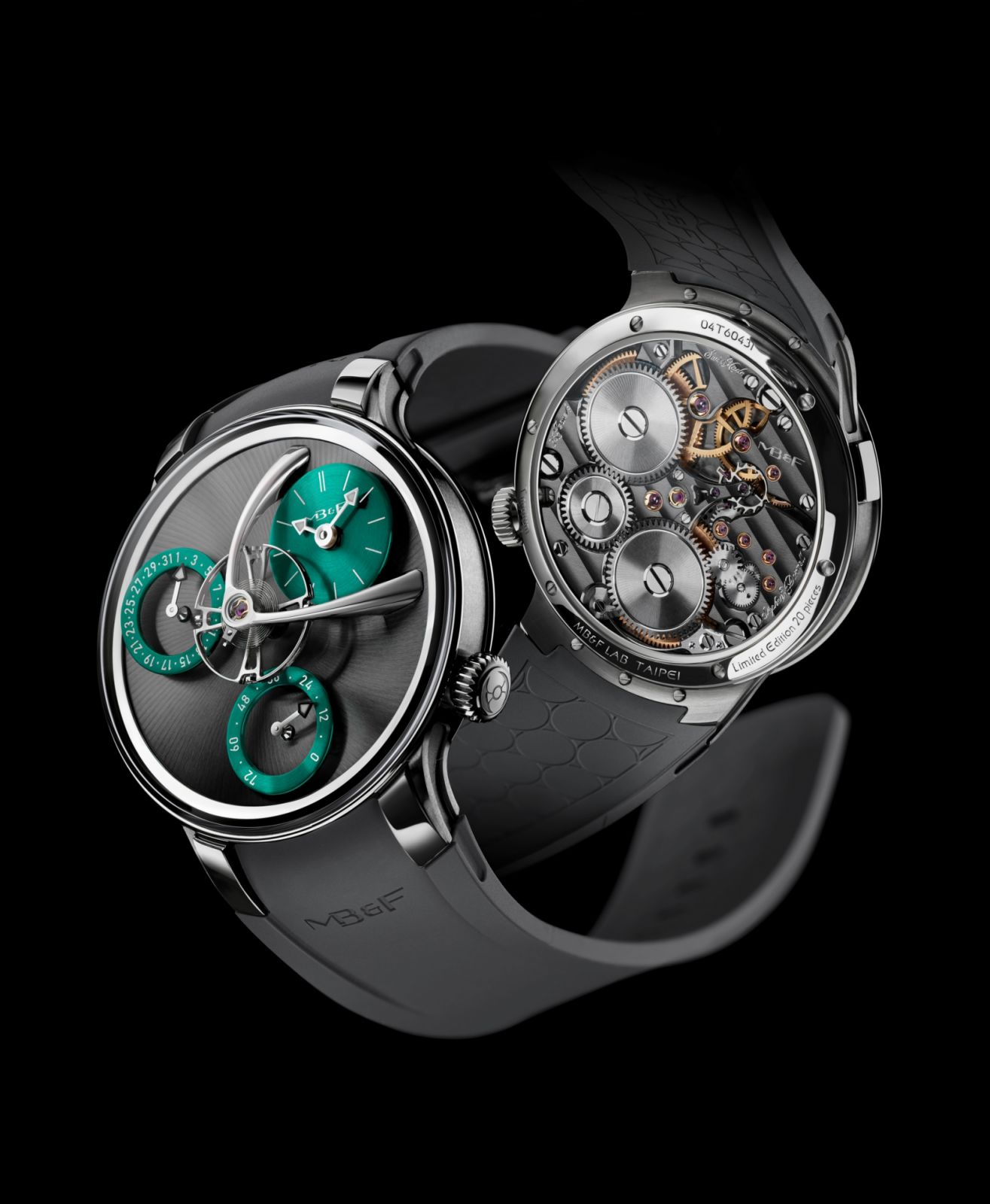 MB&F為了十多年的合作夥伴葳鑠以及台灣的藏家們特別創造Legacy Machine Split Escapement EVO特別版,只在台灣販售。(Photo: MB&F)