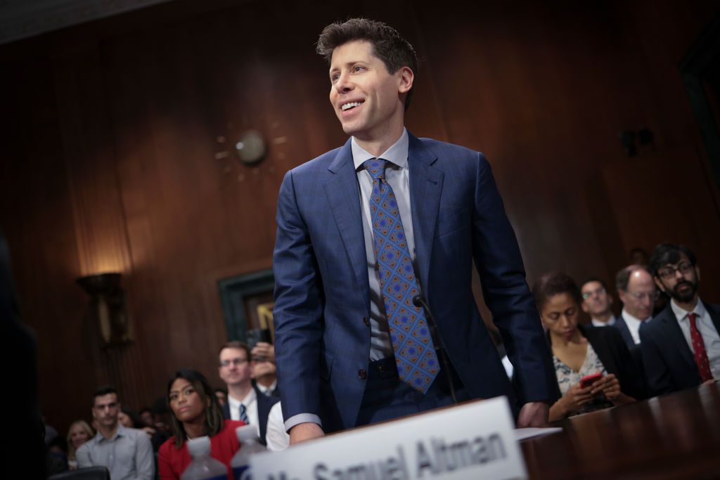 奧特曼是 OpenAI 的CEO。(Photo:McNamee/Getty Images)