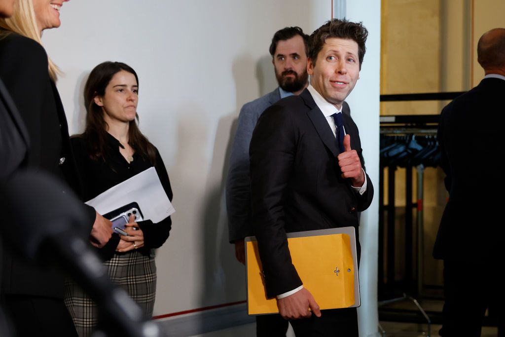 奧特曼是 OpenAI 的CEO。(Photo:McNamee/Getty Images)