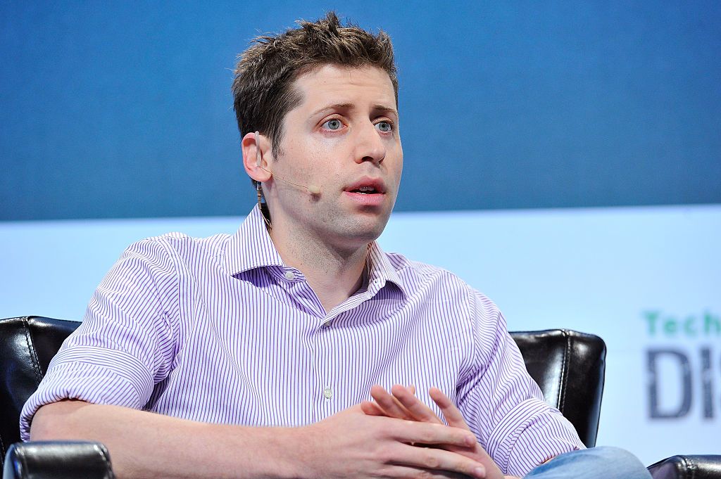 奧特曼是 OpenAI 的CEO。(Photo:McNamee/Getty Images)