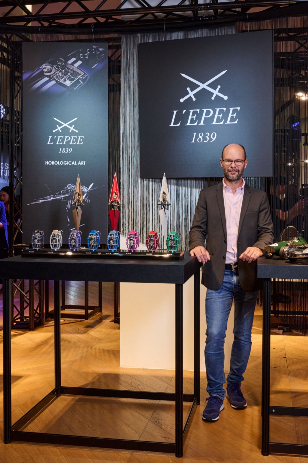 L'Epée現任總裁暨藝術總監Arnaud Nicolas來台參加葳鑠主辦的時間藝術展,並接受Tatler GMT的專訪。(Photo: Swiss Prestige)