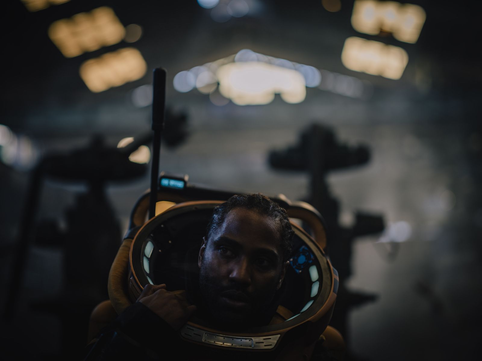 John David Washington as Joshua on the set of 20th Century Studios' THE CREATOR. Photo by Oren Soffer. © 2023 20th Century Studios. All Rights Reserved.