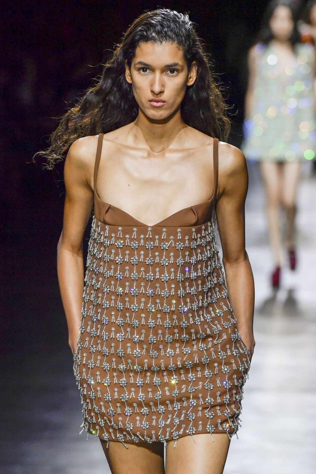 MILAN, ITALY - SEPTEMBER 22: A model walks the runway during the Gucci Ready to Wear Spring/Summer 2024 show as part of the Milan Fashion Week on September 22, 2023 in Milan, Italy. (Photo by Victor VIRGILE/Gamma-Rapho via Getty Images)