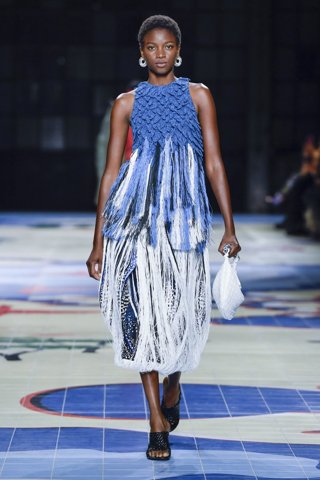 MILAN, ITALY - SEPTEMBER 23: A model walks the runway during the Bottega Veneta Ready to Wear Spring/Summer 2024 fashion show as part of the Milan Fashion Week on September 23, 2023 in Milan, Italy. (Photo by Victor VIRGILE/Gamma-Rapho via Getty Images)