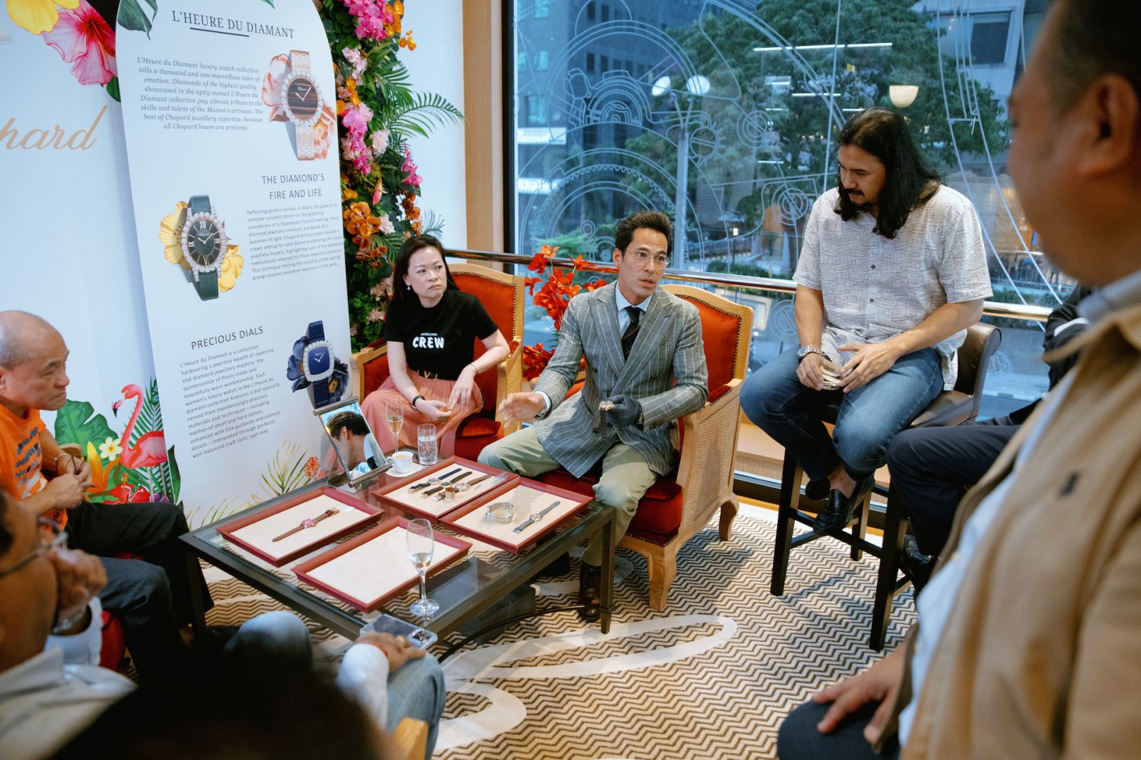 Ken Koshiyama holds the attention of watch enthusiasts as he details the various aspects of Chopard watchmaking