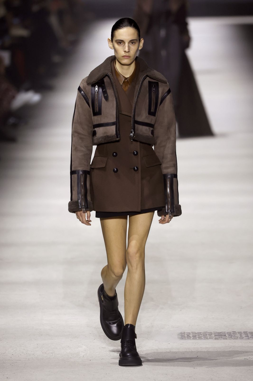 A model walks the runway at the Tod's fashion show during the Milan Fashion Week Womenswear Fall/Winter 2023/2024 on February 24, 2023 in Milan, Italy. (Photo Estrop by Getty Images)