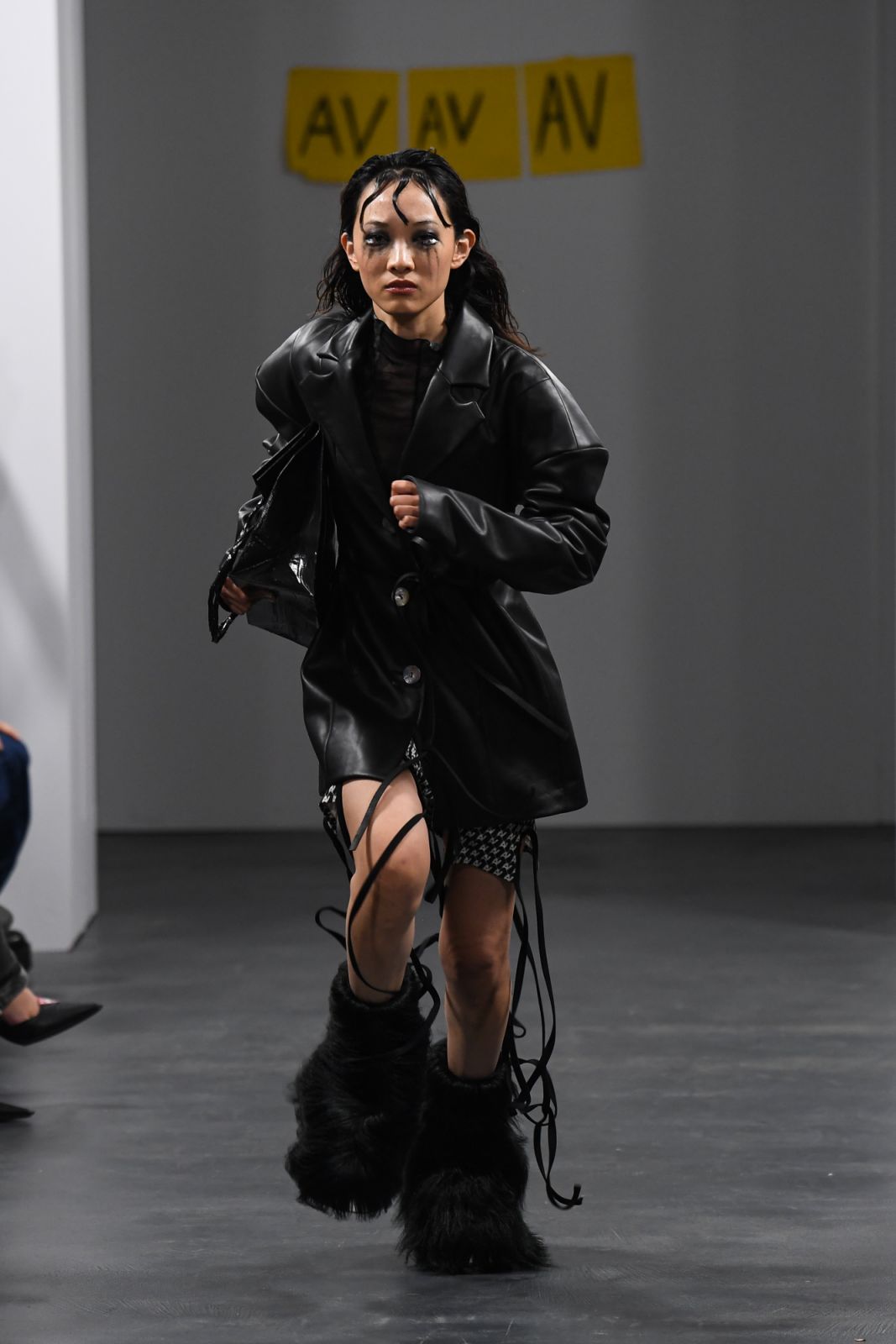 MILAN, ITALY - SEPTEMBER 24: A model walks the runway at the Avavav fashion show during the Milan Fashion Week Womenswear Spring/Summer 2024 on September 24, 2023 in Milan, Italy. (Photo by Alessandro Levati/Getty Images)