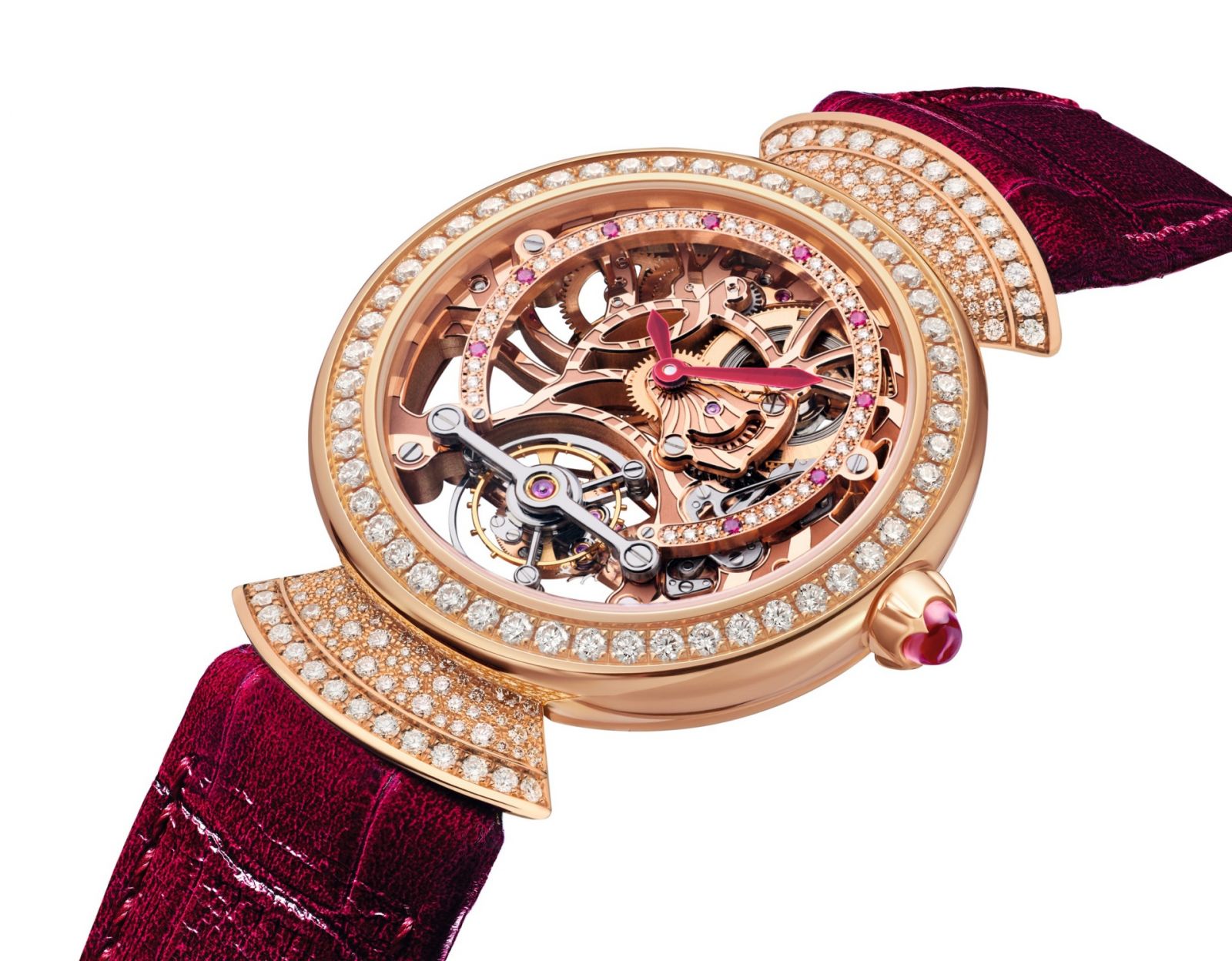 Bulgari Divas' Dream系列光之陀飛輪腕錶。(Photo: Bulgari)