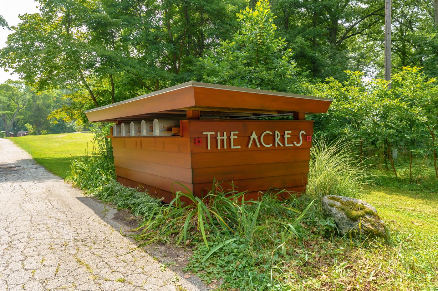 The Acres signage