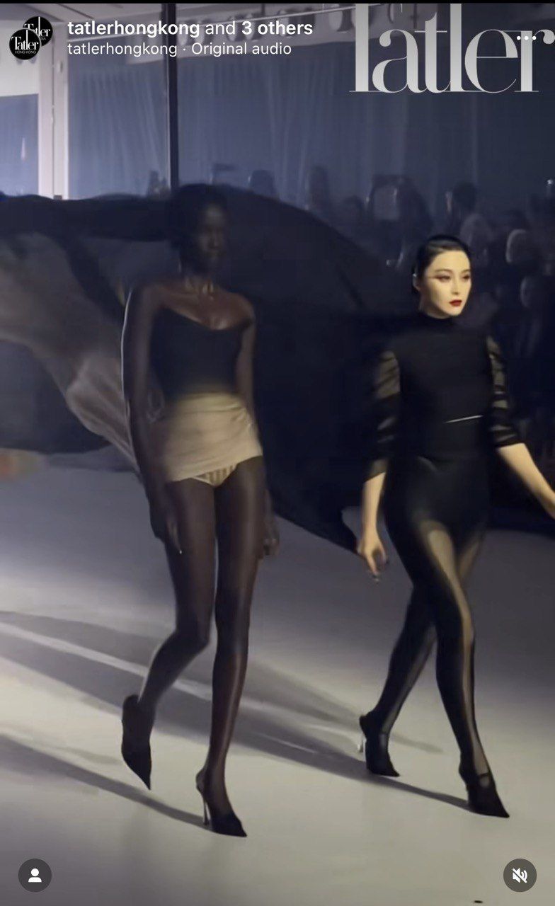 Fan Bingbing at Mugler's spring-summer 2024 show