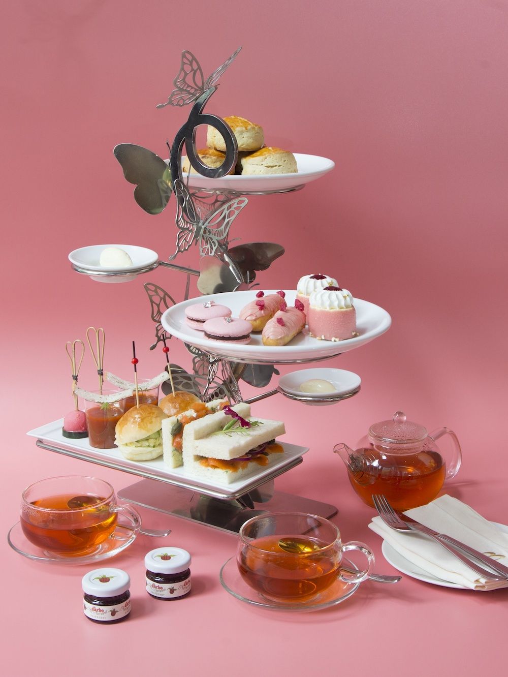 EQ Kuala Lumpur's pink afternoon tea
