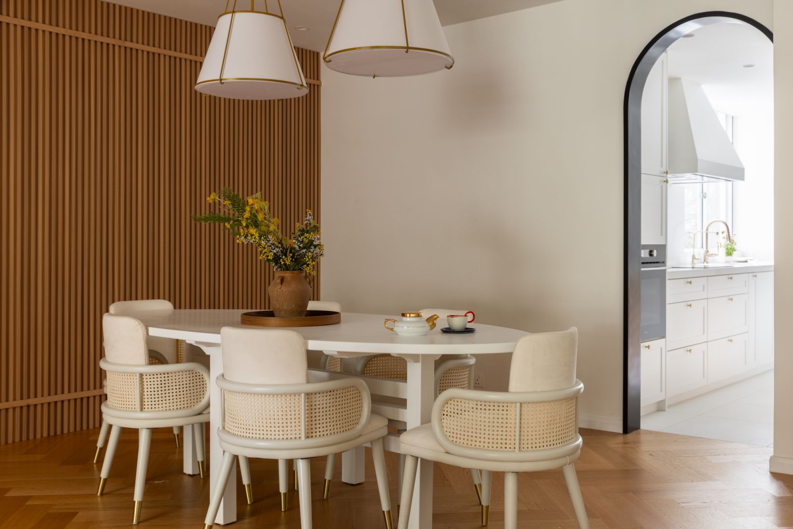 The dining room