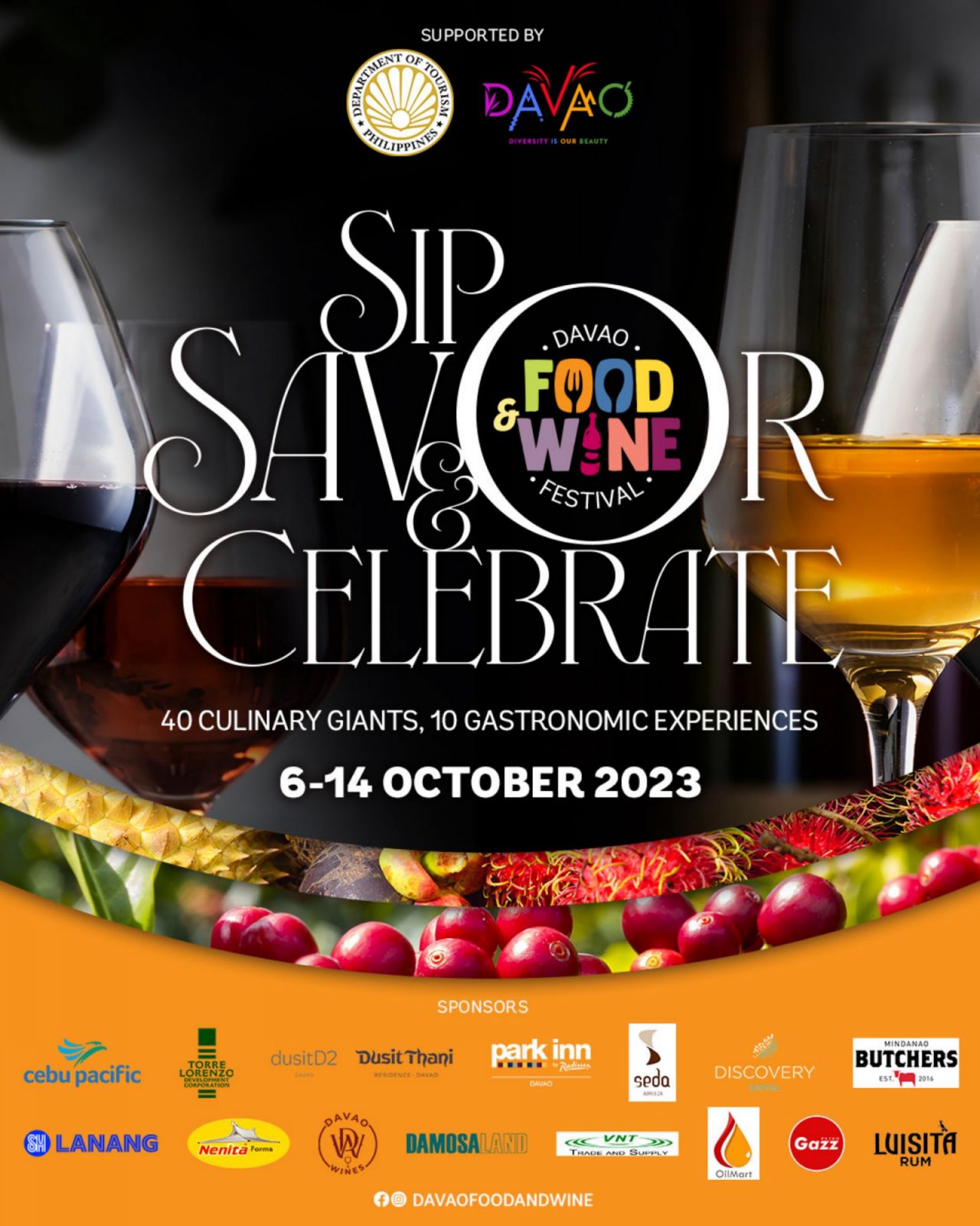 Davao Food and Wine Festival - Poster