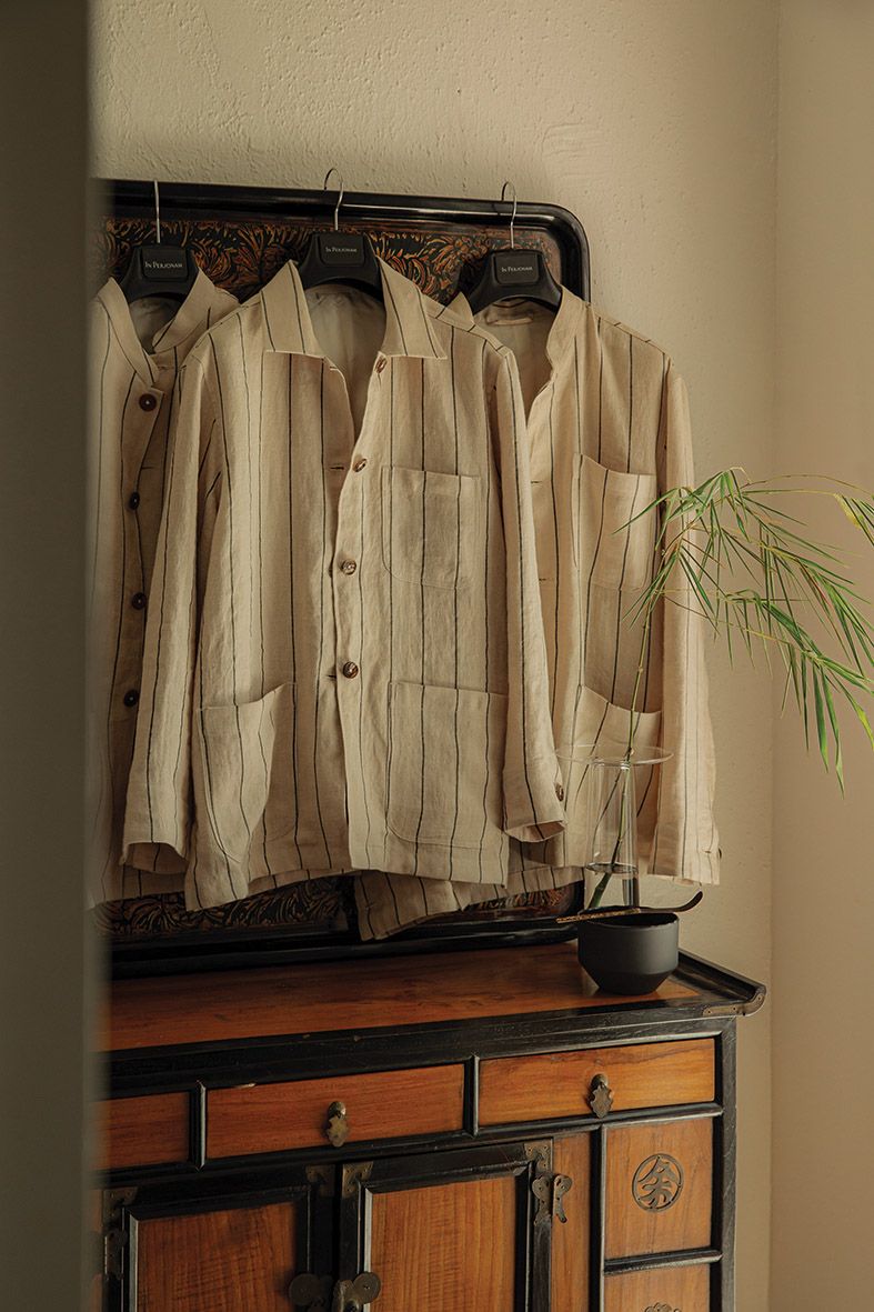 The linen shirts at In Personam are perfect for Singapore’s tropical climate;