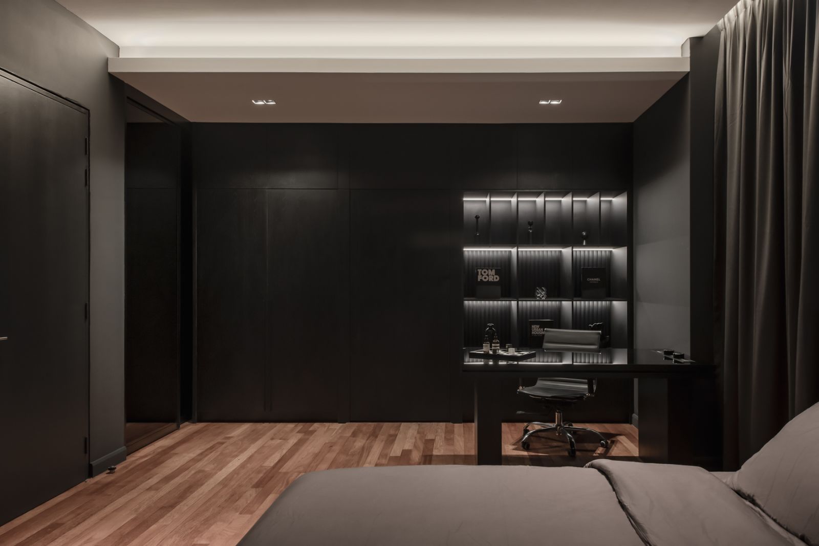 One of the bedrooms