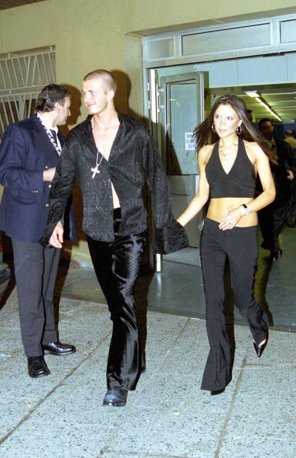 Victoria Beckham & David Beckham at the Palais des Festivals in Cannes, France. (Photo by Toni Anne Barson/WireImage)