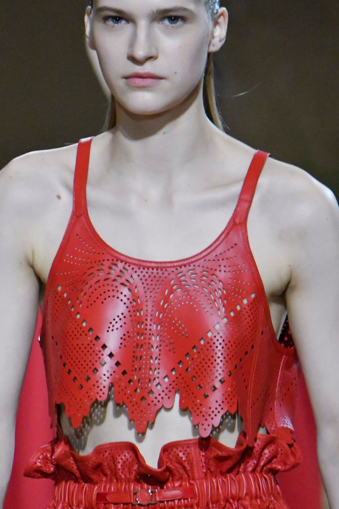 PARIS, FRANCE - SEPTEMBER 30: A model walks the runway during the Hermes Ready to Wear Spring/Summer 2024 fashion show as part of the Paris Fashion Week on September 30, 2023 in Paris, France. (Photo by Victor VIRGILE/Gamma-Rapho via Getty Images)