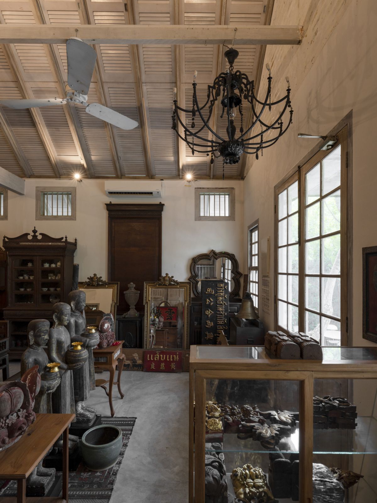 Goh’s collection of salvaged items includes antiques