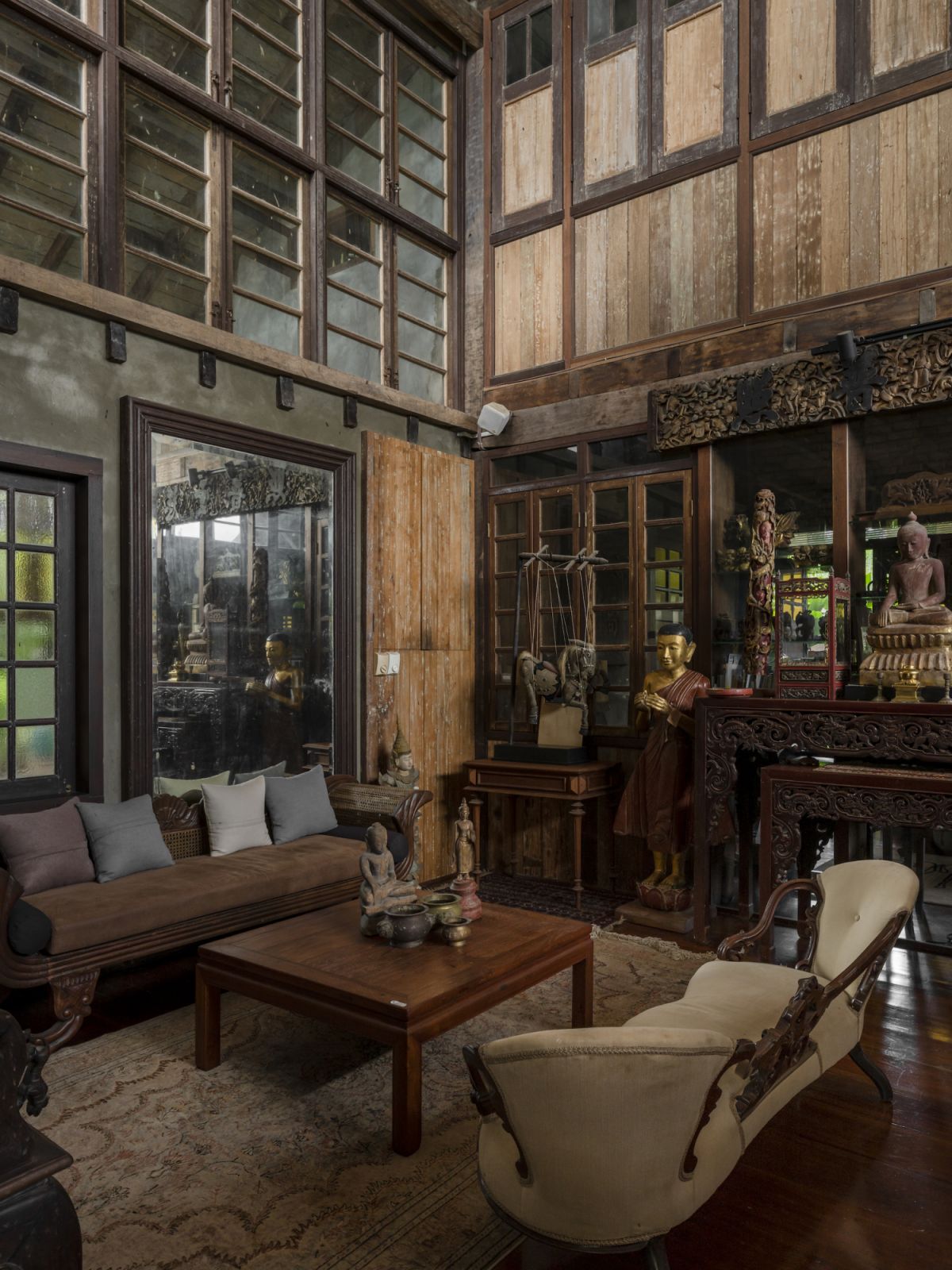 High ceilings are a feature of Chengal House