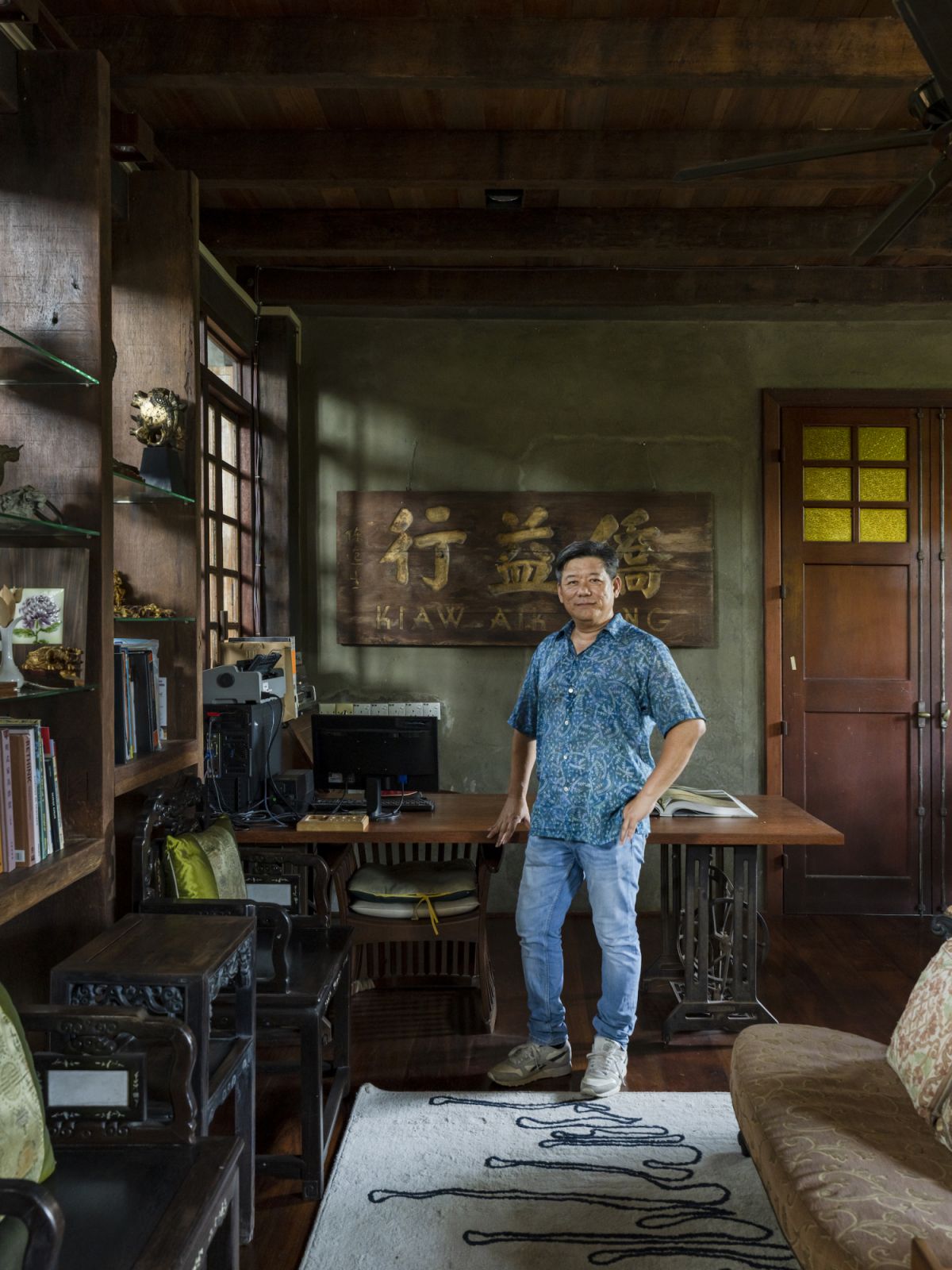 Entreprenuer and salvaged timber advocate, Gooi Kok Wah
