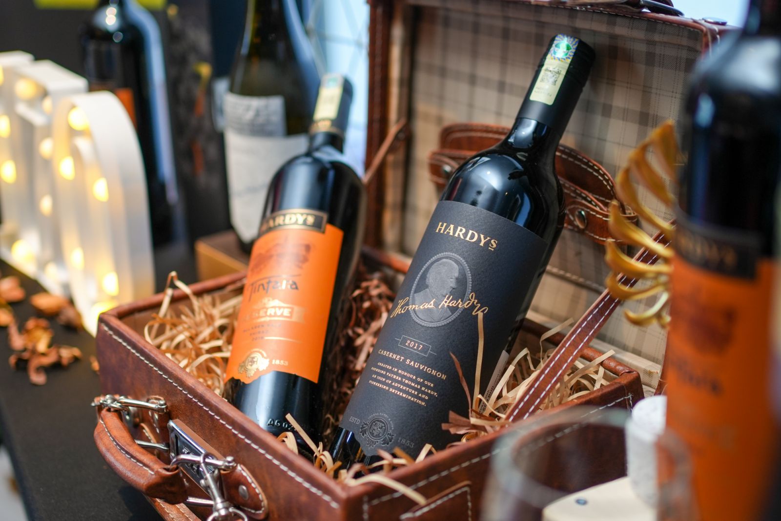 Hardys Tintara Shiraz 2019 and Thomas Hardy Cabernet Sauvignon 2017