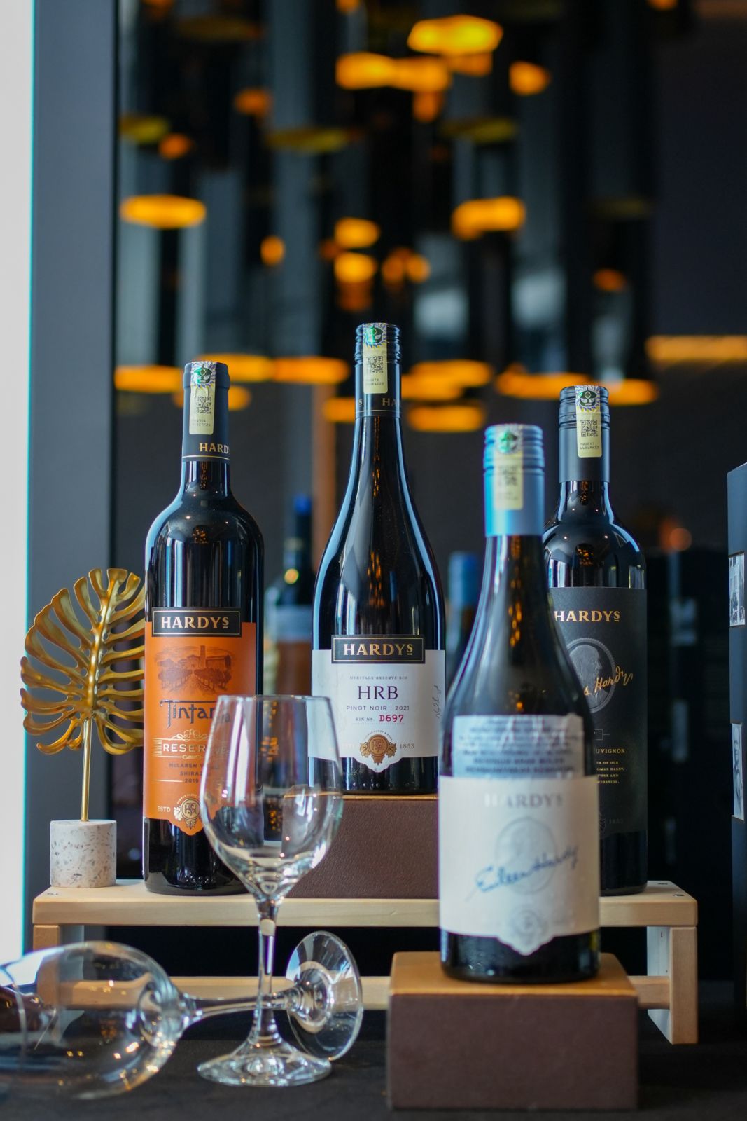 A selection of Hardys Wines, ranging from entry level to super premium