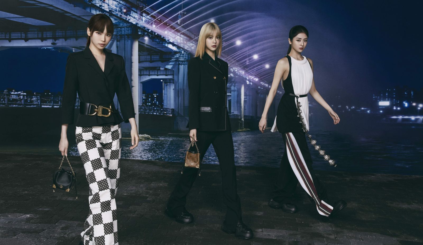 LE SSERAFIM for Louis Vuitton South Korean capsule collection. (Photo Courtesy: Louis Vuitton)