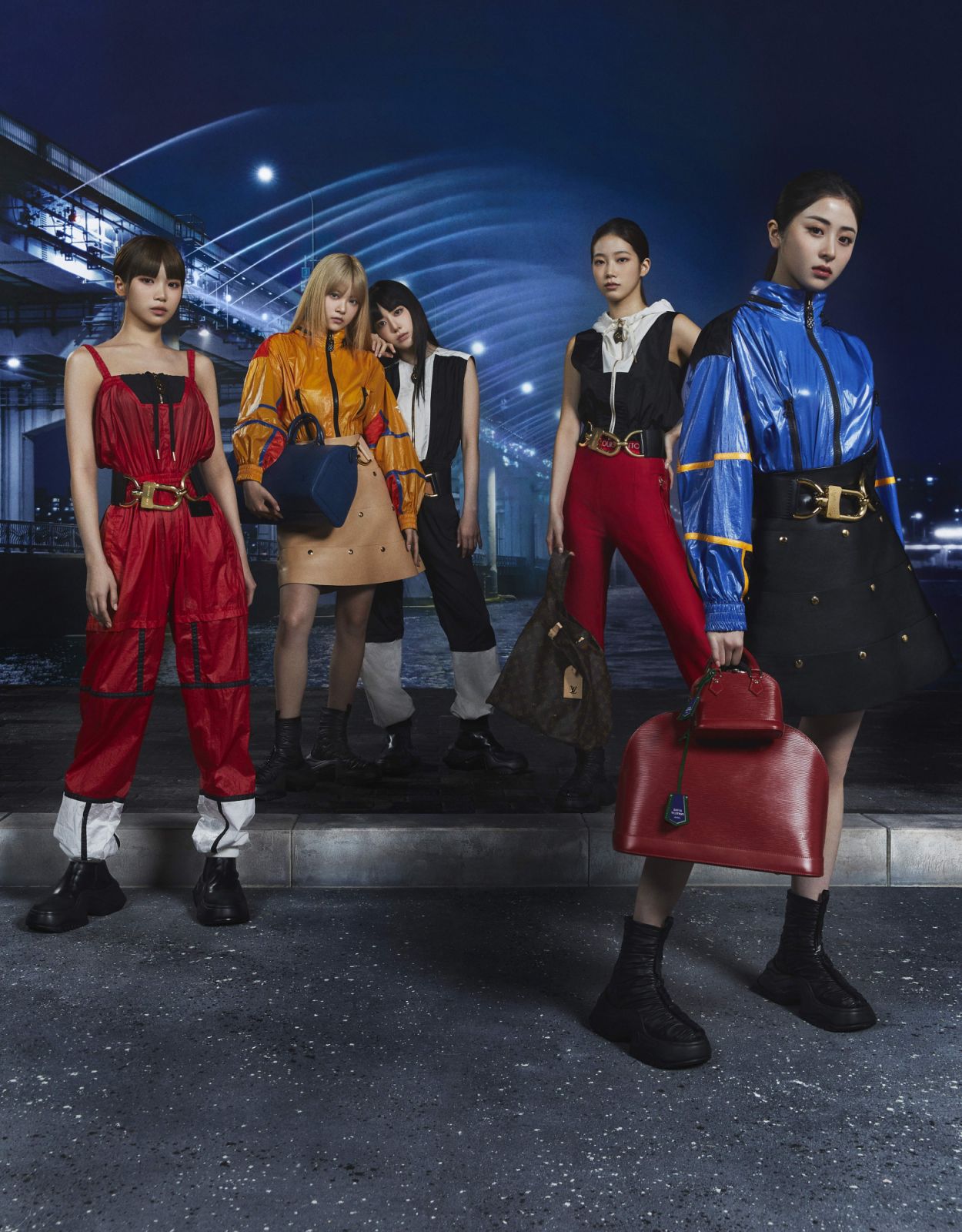 LE SSERAFIM for Louis Vuitton South Korean capsule collection. (Photo Courtesy: Louis Vuitton)
