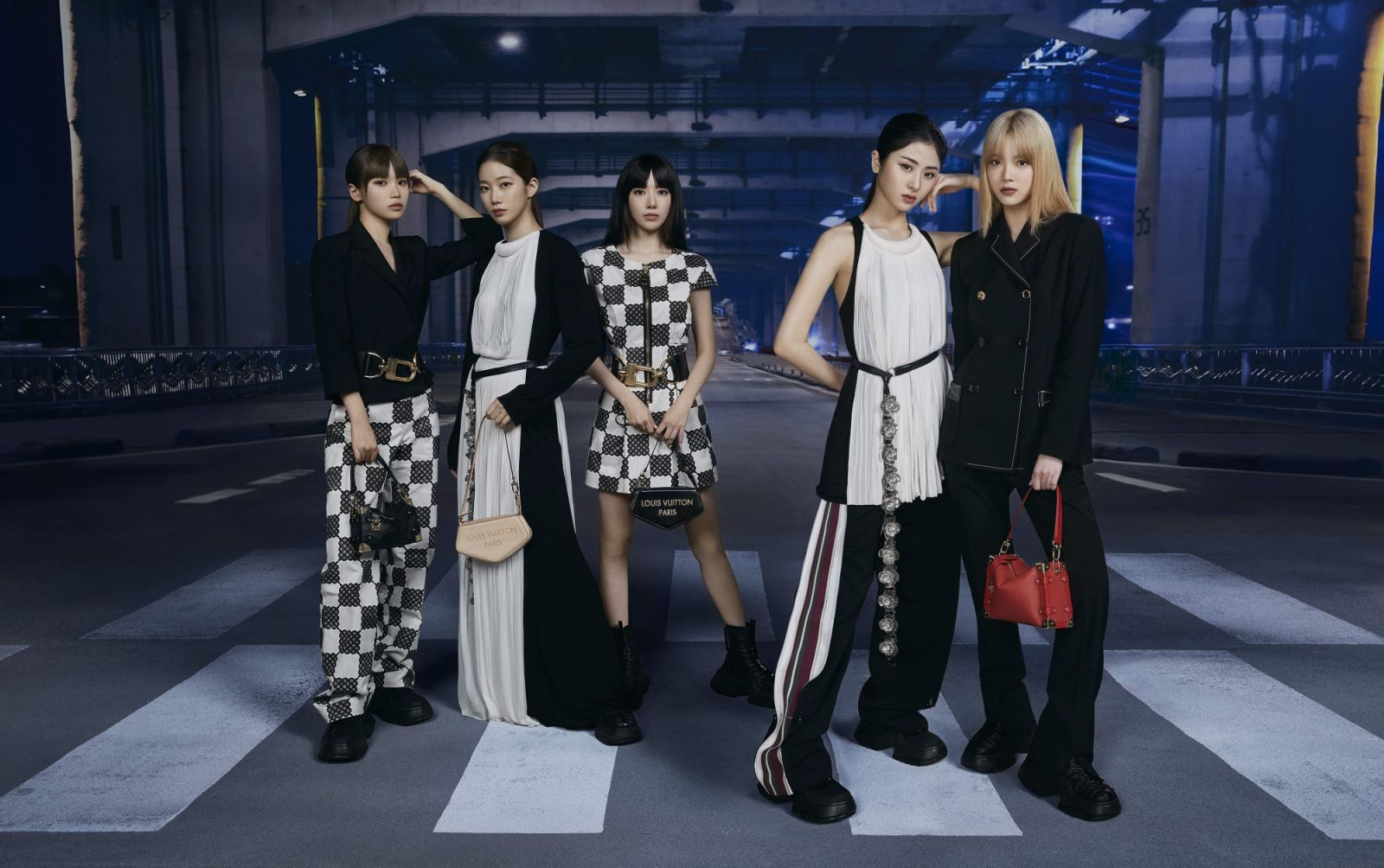 LE SSERAFIM for Louis Vuitton South Korean capsule collection. (Photo Courtesy: Louis Vuitton)