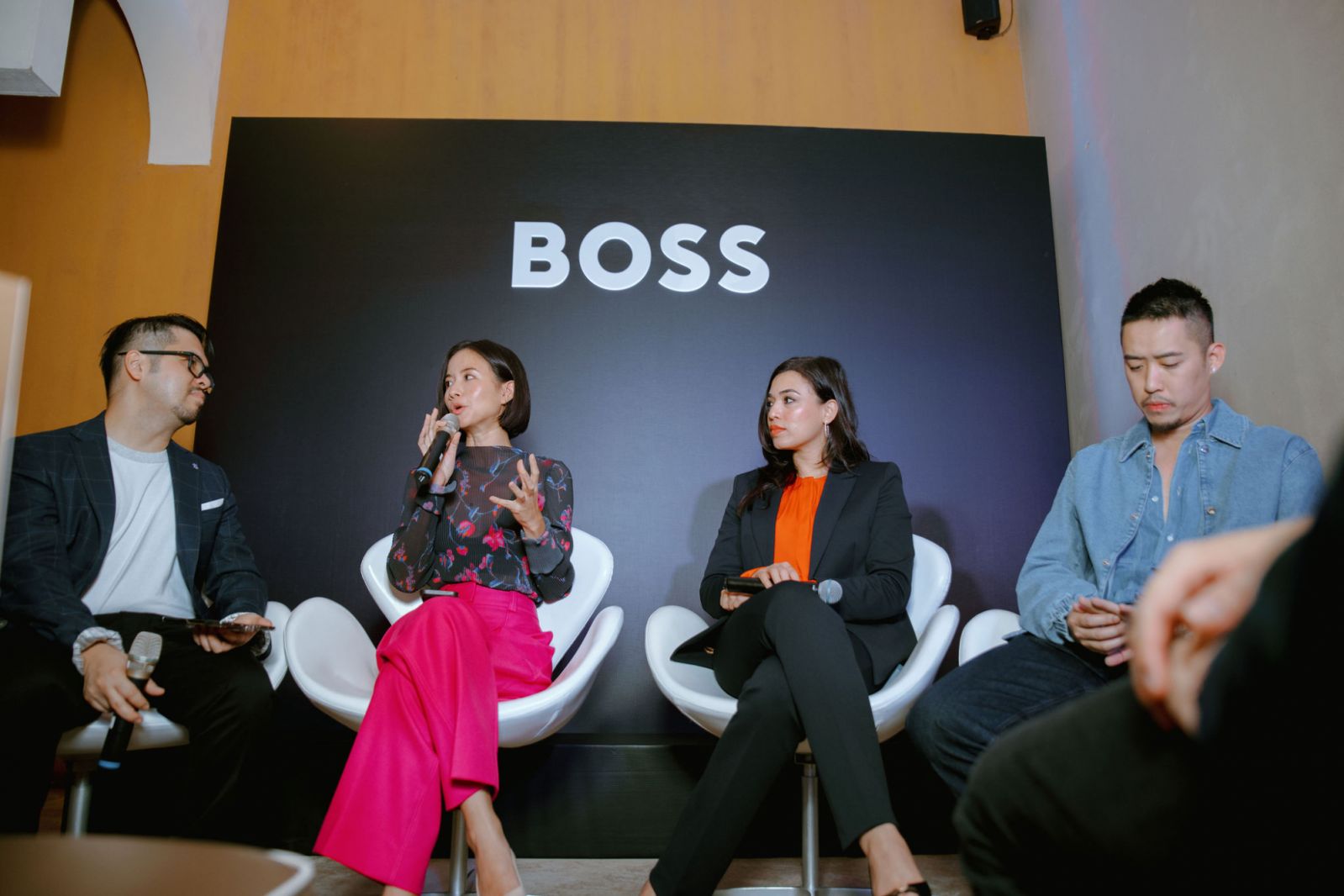 From left: Gen.T Malaysia editor Chong Jinn Xiung with the evening's panelists Melissa Tan, Izzana Salleh and Bryan Loo