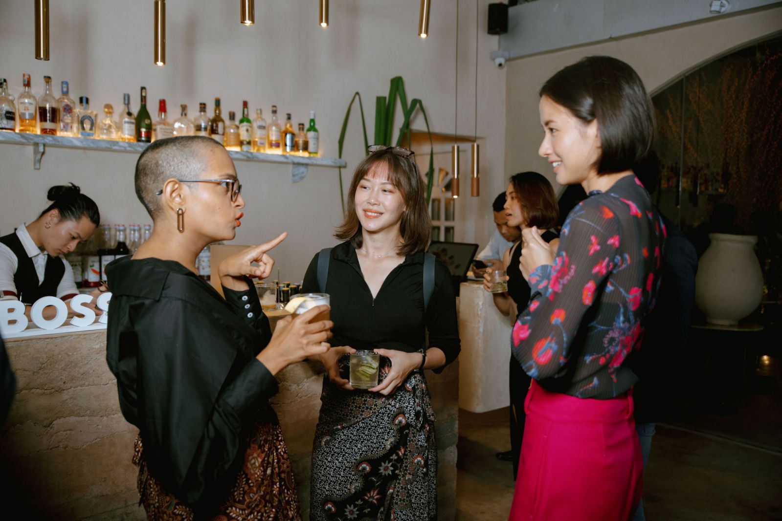 Logeetha B., Rocyie Wong and Melissa Tan