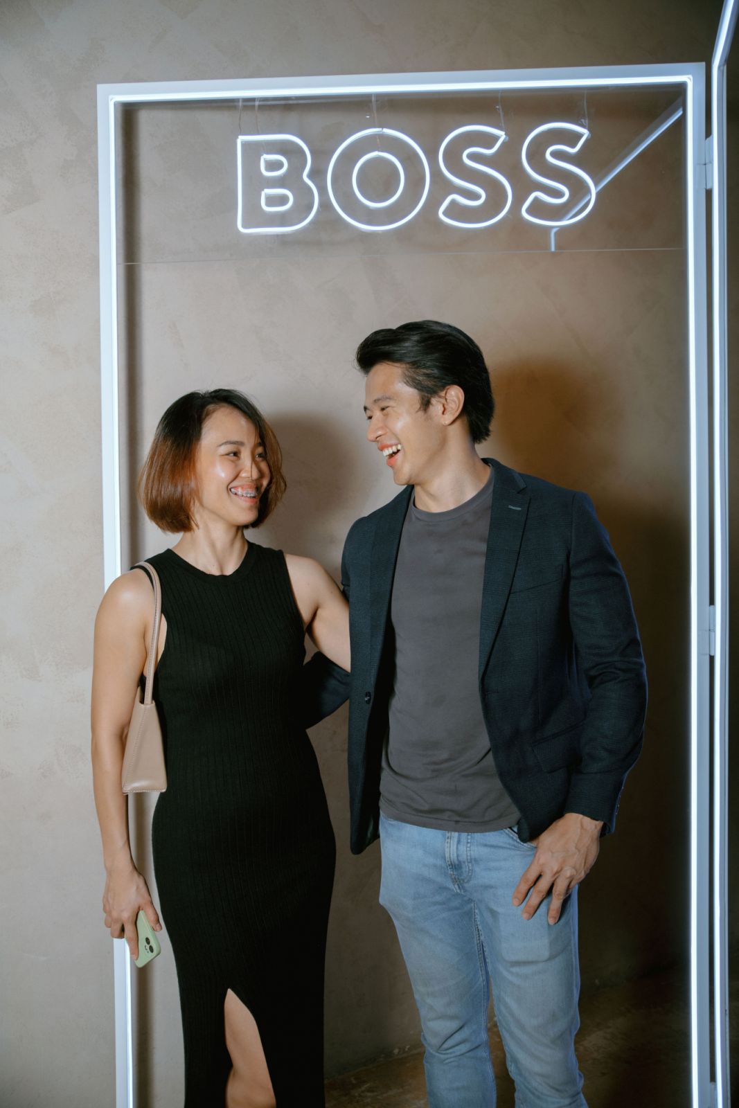 Fibi Cheong and Justin Chan