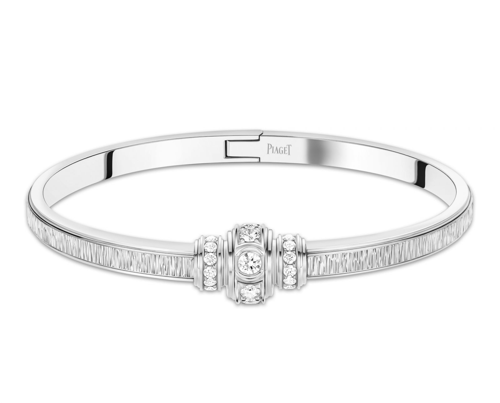 Possession系列白K金手環。(Photo: Piaget)