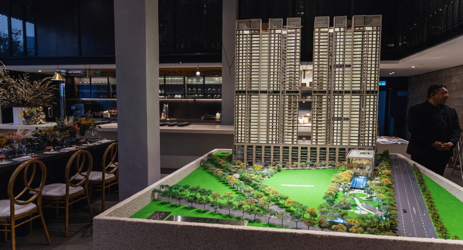 Architectural model of Bon Kiara
