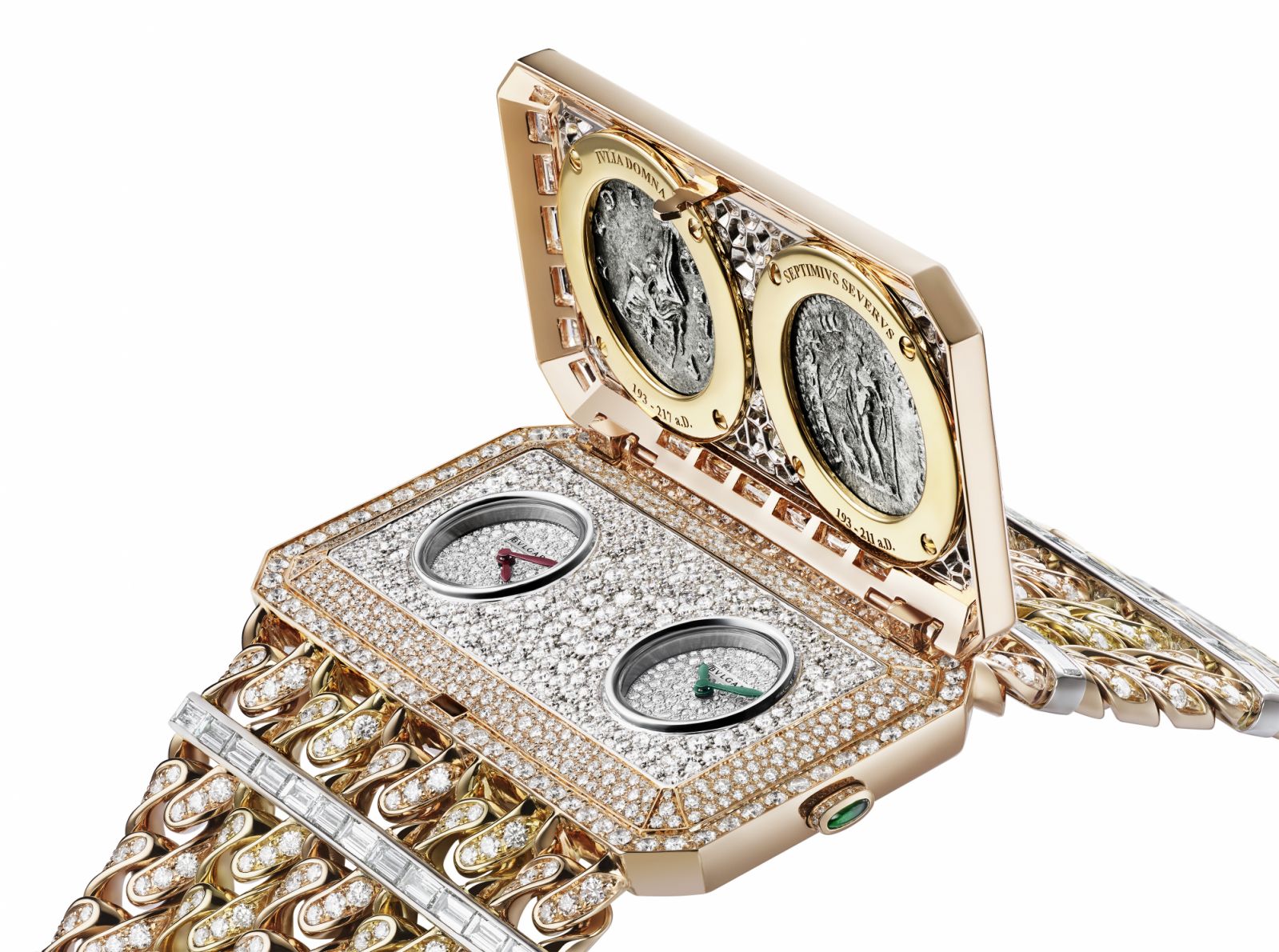 Bulgari Monete Catene Dual Time