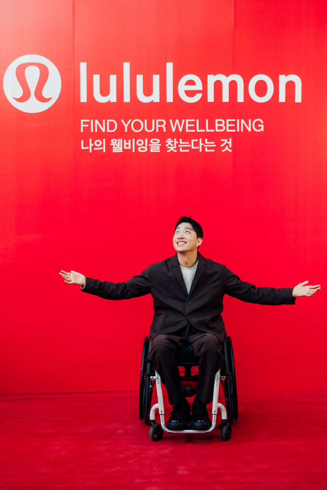 YouTuber and Lululemon ambassador at the brand’s wellbeing event launch in Seoul (Photo: Tatler Hong Kong / Jimin Jeon)