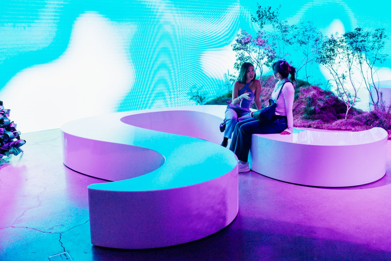 Immersive installation at the Lululemon’s Find Your Wellness campaign launch event (Photo: Tatler Hong Kong / Jimin Jeon)