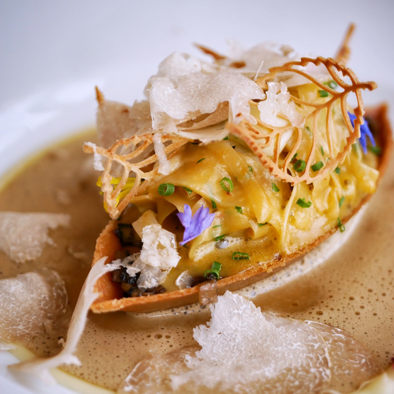 Alba white truffle, celeriac, lily bulb