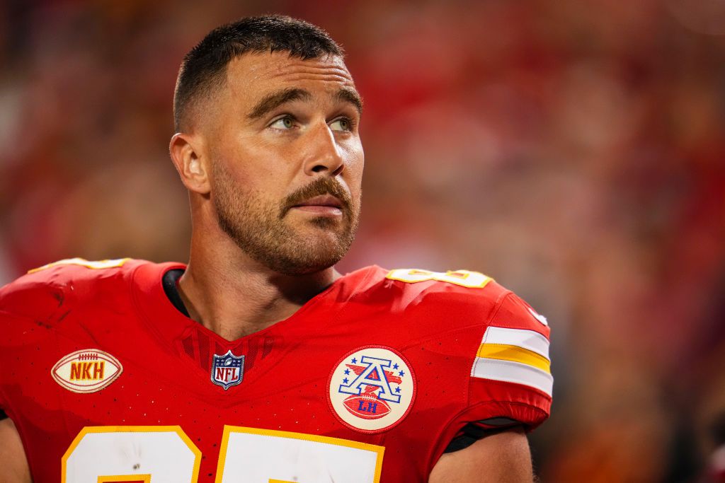 Taylor Swift的新男友Travis Kelce。 (Photo by Cooper Neill/Getty Images)