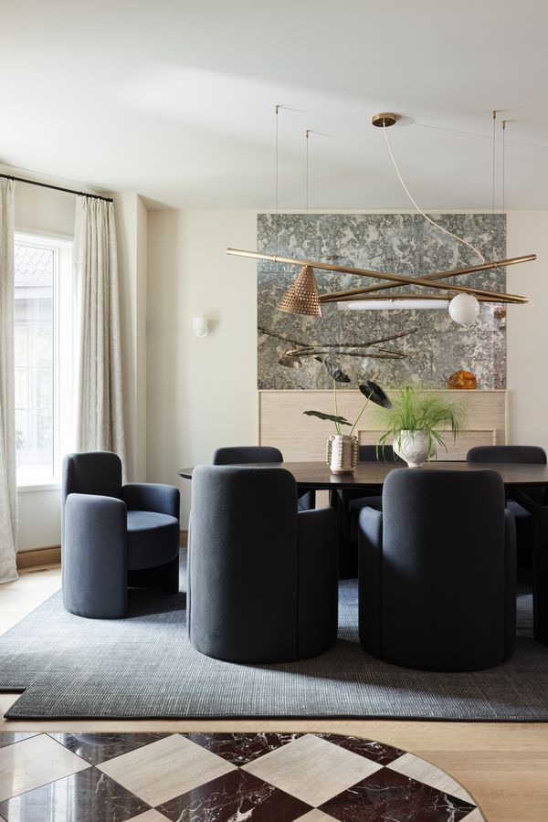 The dining room