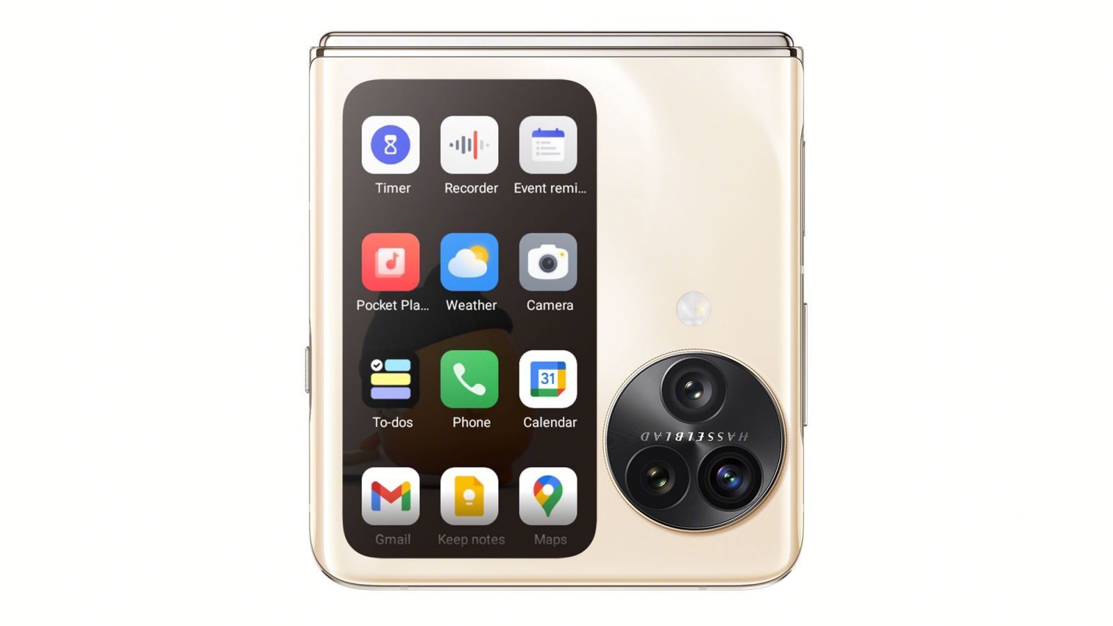 The cover display has access to over more apps that users can access without opening the phone (Photo: Oppo)